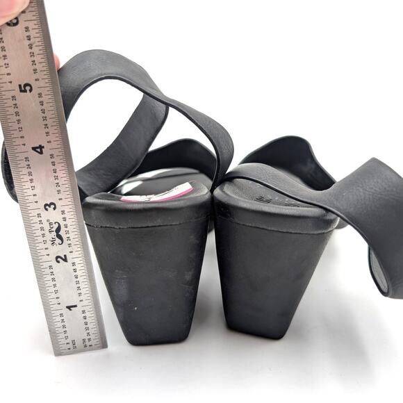 Naturalizer Priya Wedge Sandal Women's Ankle Strap Black Size US9.5M EU40.5 - Picture 4 of 13